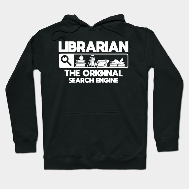 Librarian Library Reading Reader Books Literacy Hoodie by Krautshirts